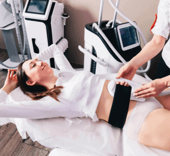 Femme durant une séance de ms body sculpt